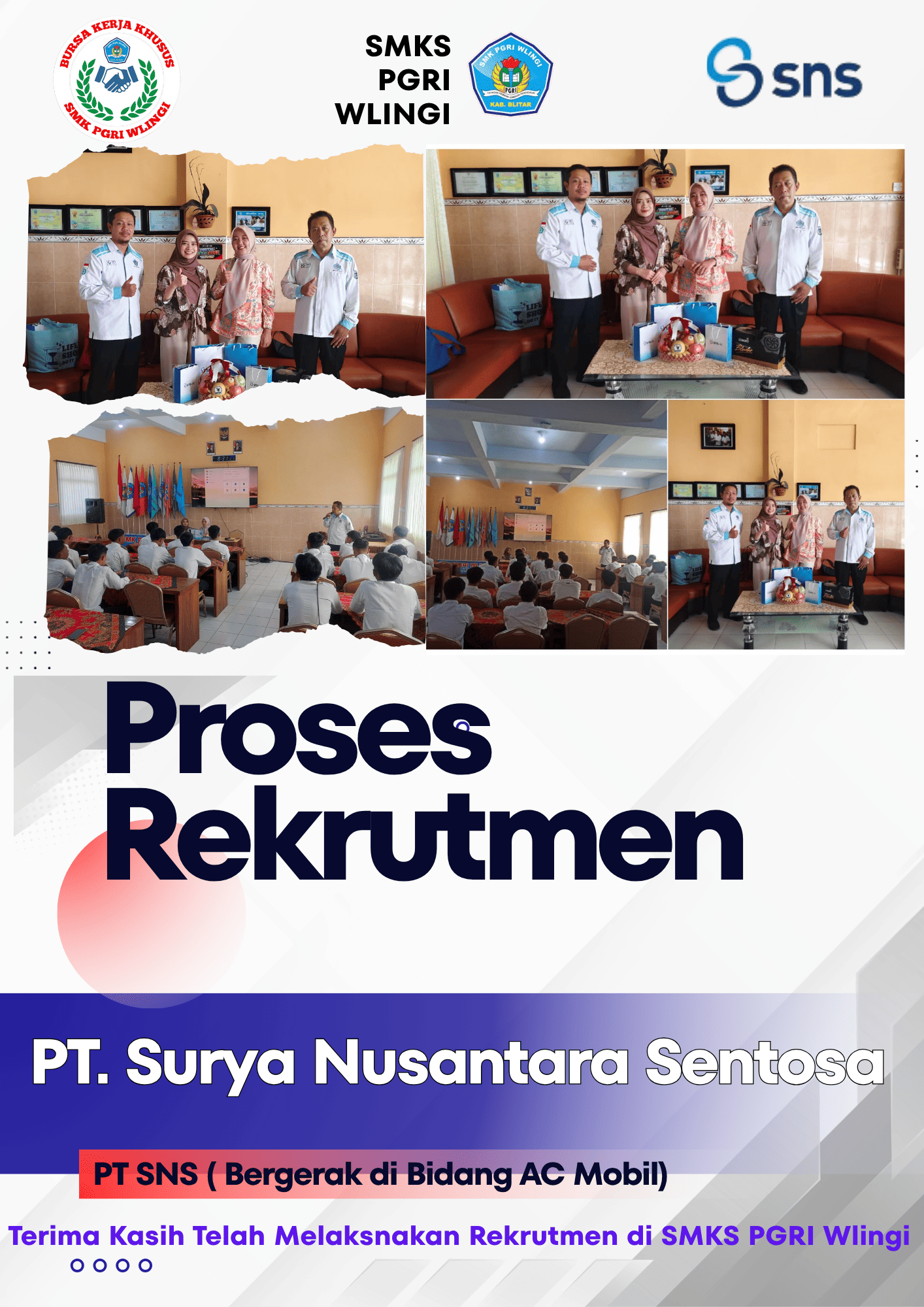 Proses Rekrutmen PT SNS 2026